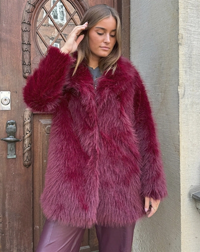 Depeche - Vera DE Fur - Burgundy